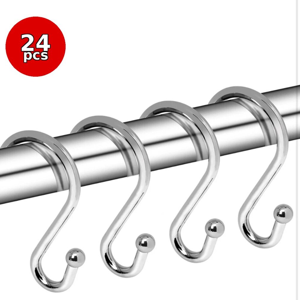 24 pcs Rust Proof Metal Utility Hooks Heavy Duty Hangers Home Garage